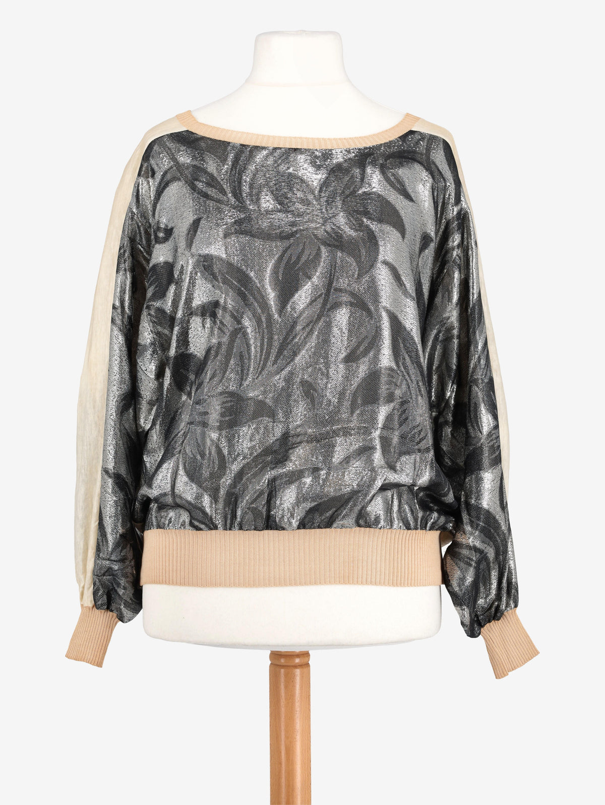 Gianfranco Ferrè Silver Patterned Jumper