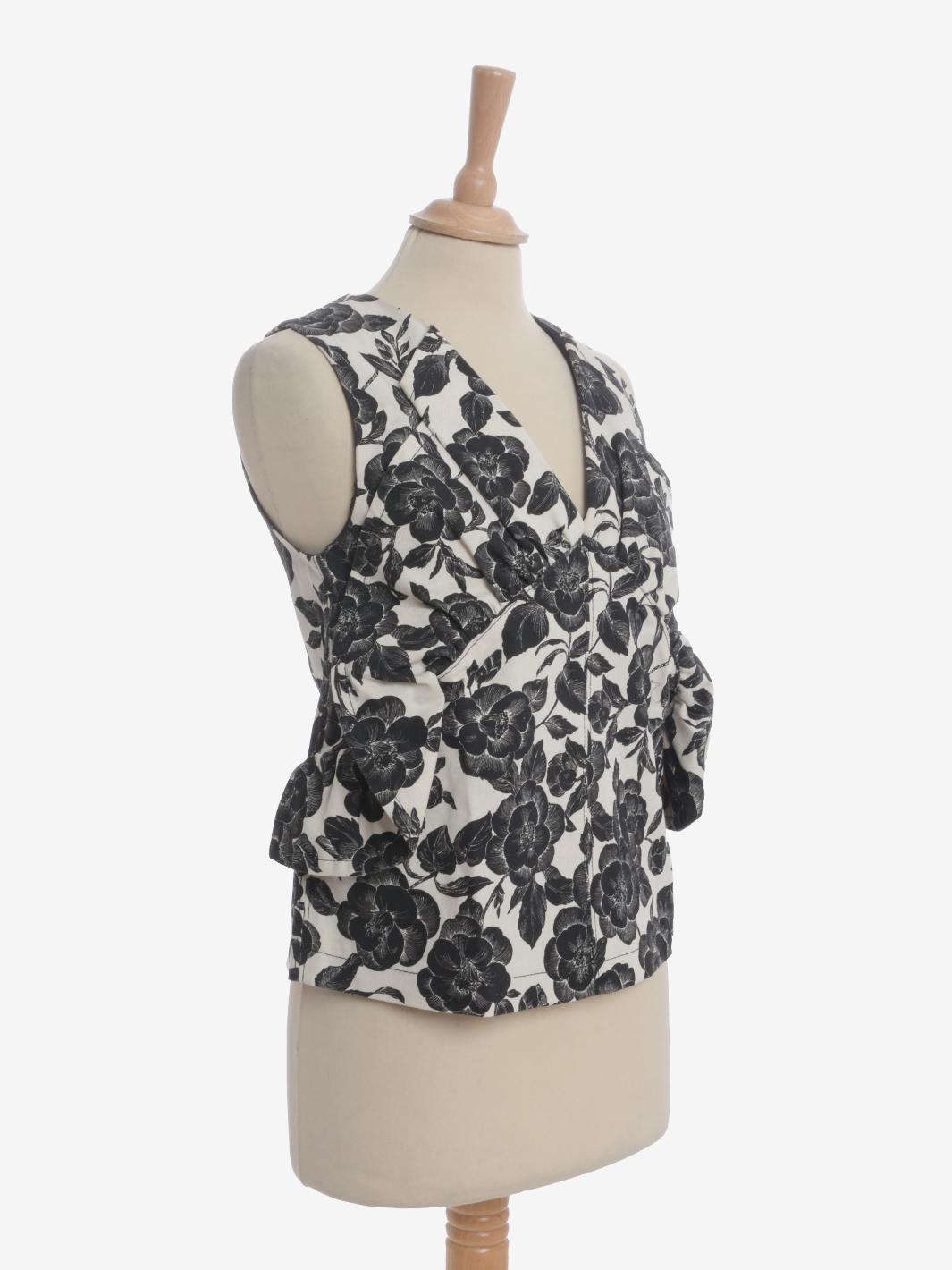 MSGM Top With Ruffles