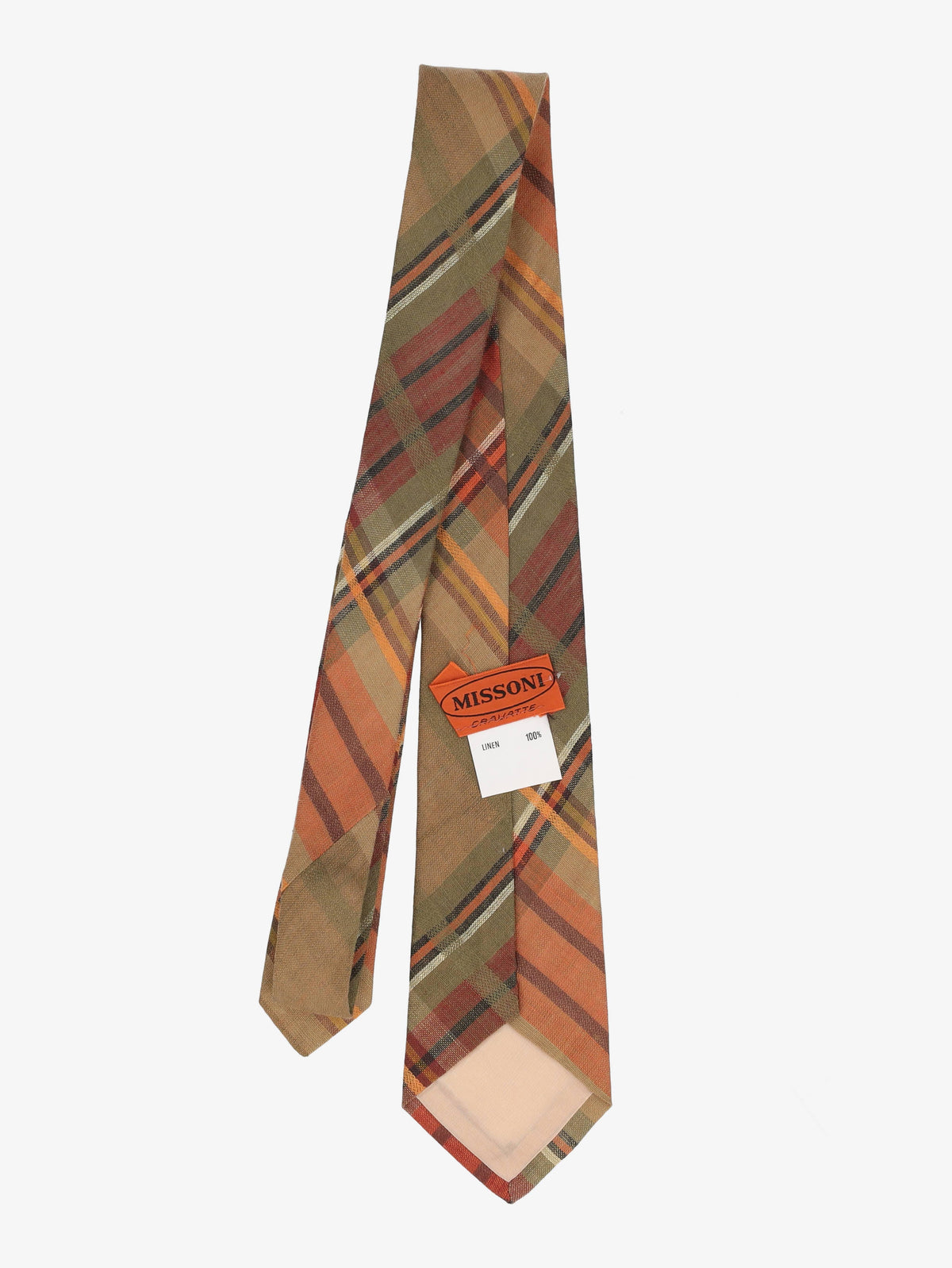 Missoni Check Pattern Tie