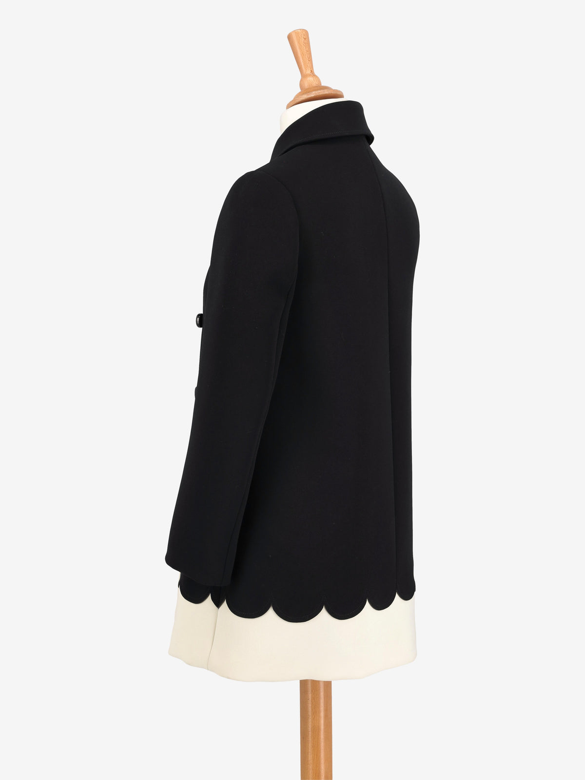 Red Valentino Black And White Coat