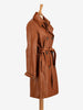 Celine Leather Trench Coat