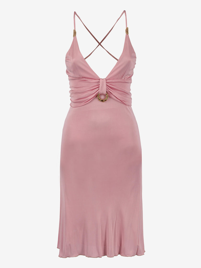 Roberto Cavalli Pink Dress
