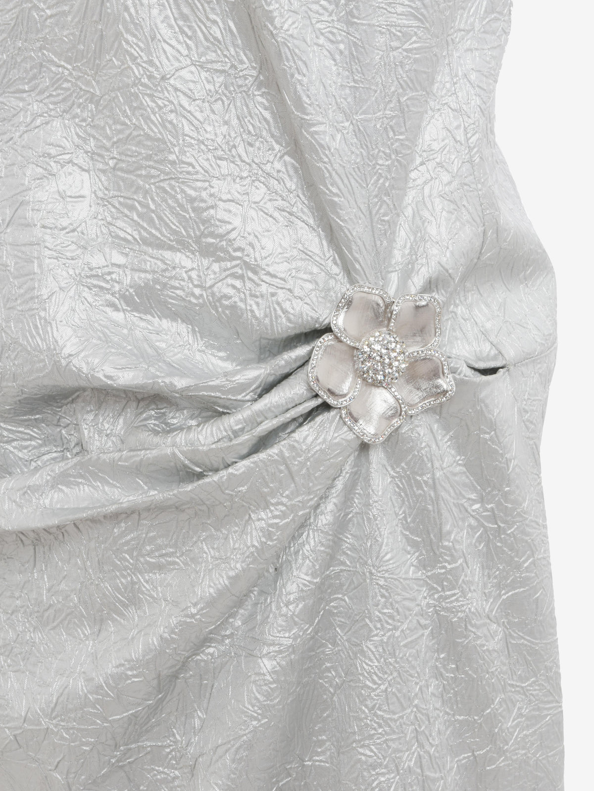 Michael Kors Midi Dress With Floral Appliqués