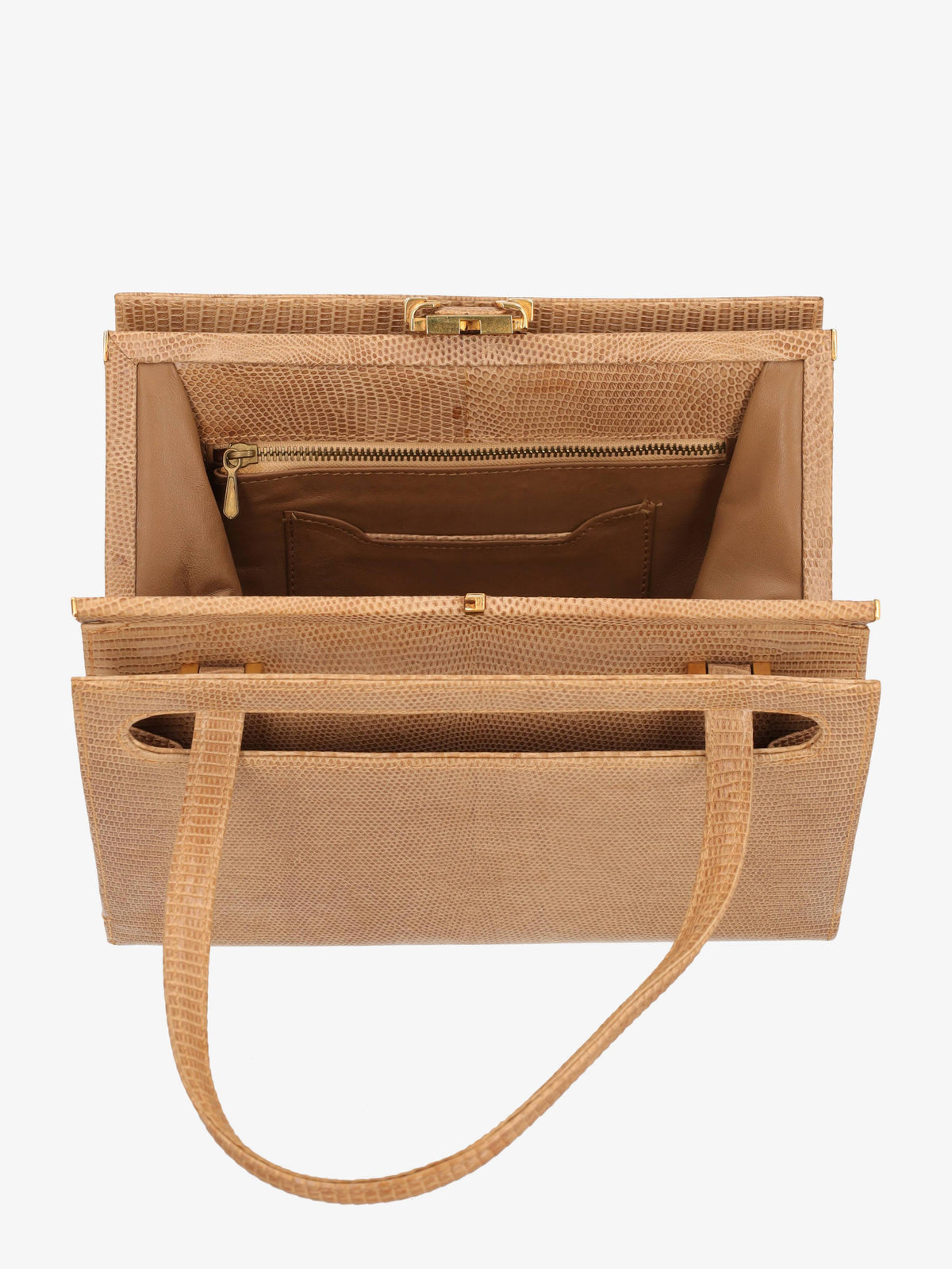 Vintage Lizard Leather Bag W24121210  Vintage