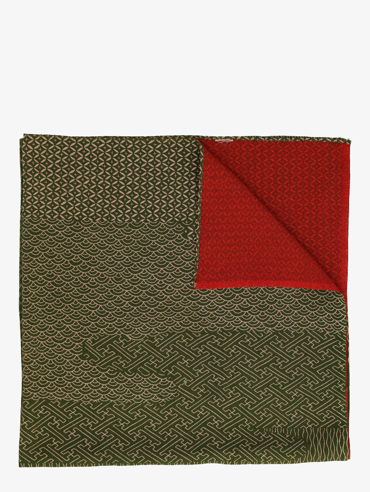 Vintage Oriental Silk Foulard