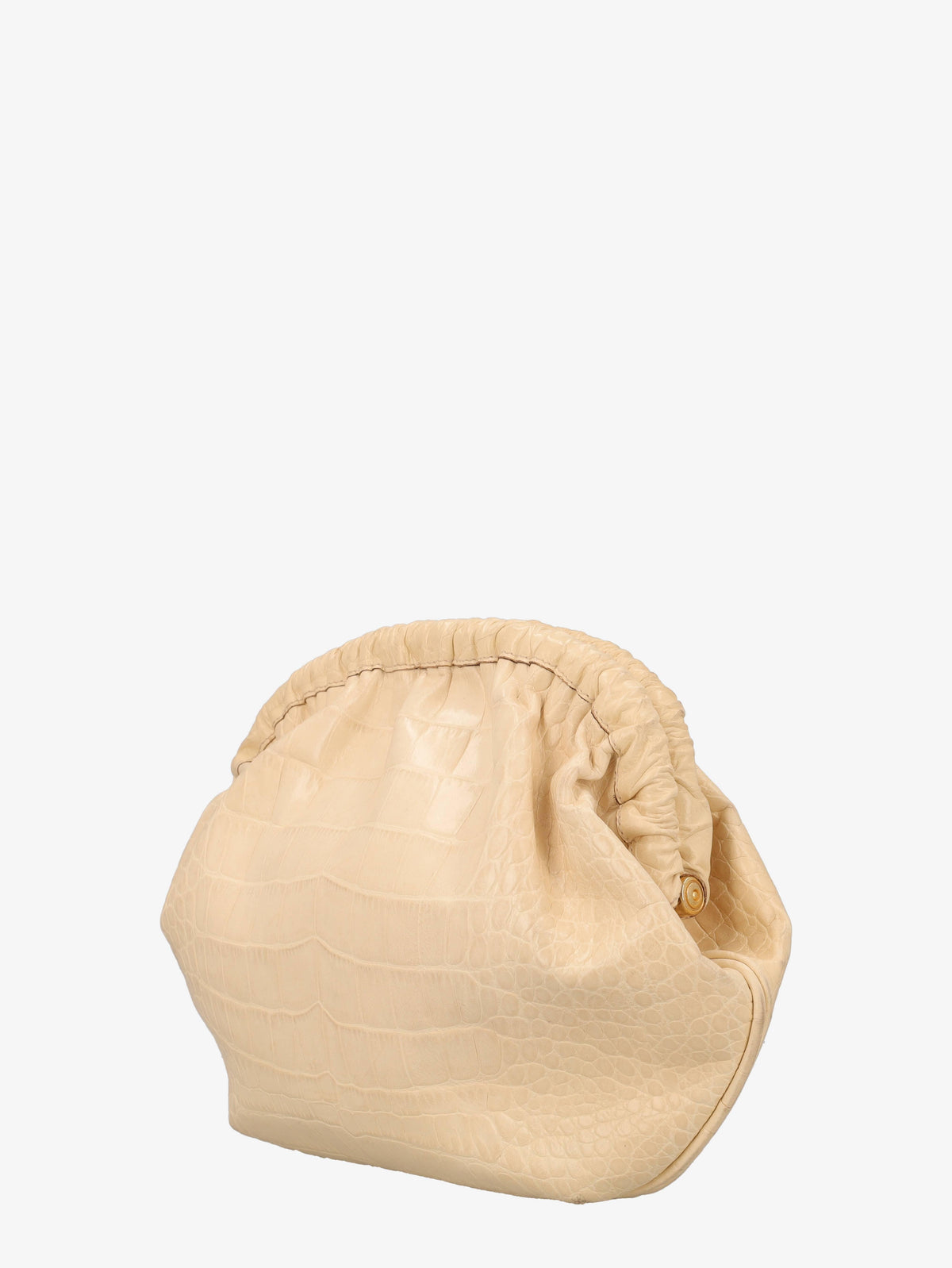 Castellari White Cocco Clutch