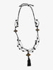 Moschino Tassel And Stones Necklace