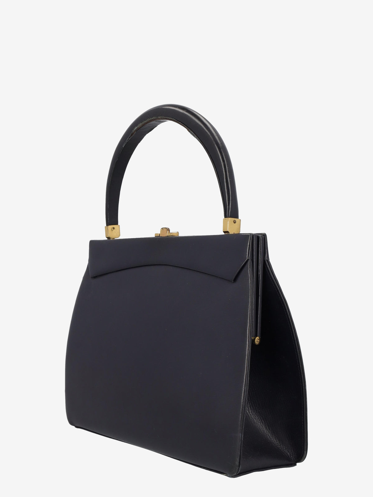 Vintage Blue Leather Handbag WCV300625.47  Vintage