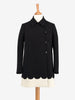 Red Valentino Black And White Coat