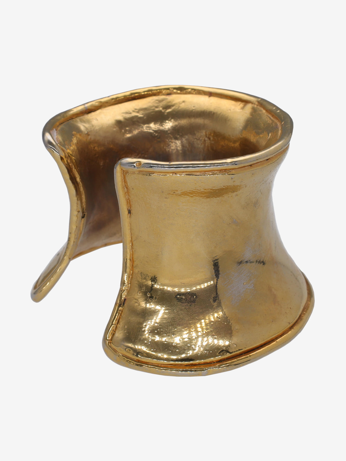 Gianfranco Ferré Gold Maxi Band Bracelet