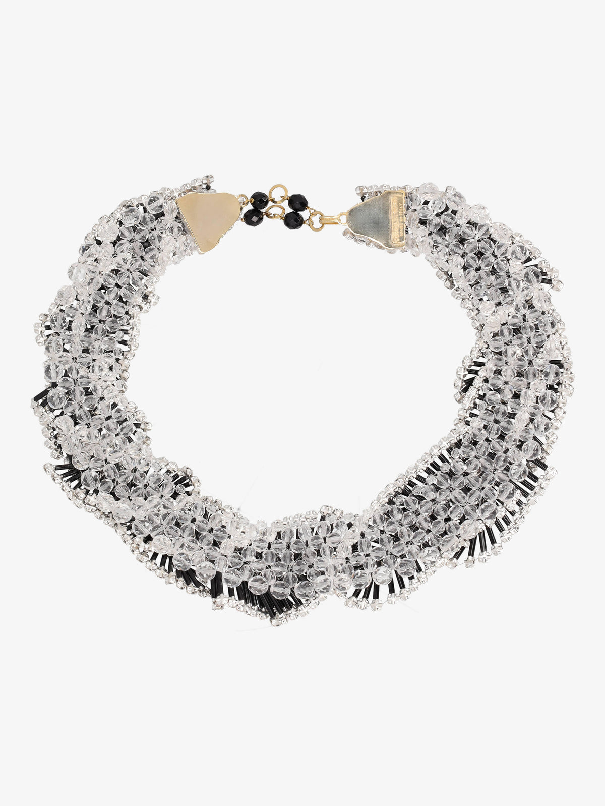 Coppola E Toppo Black Leaf Necklace