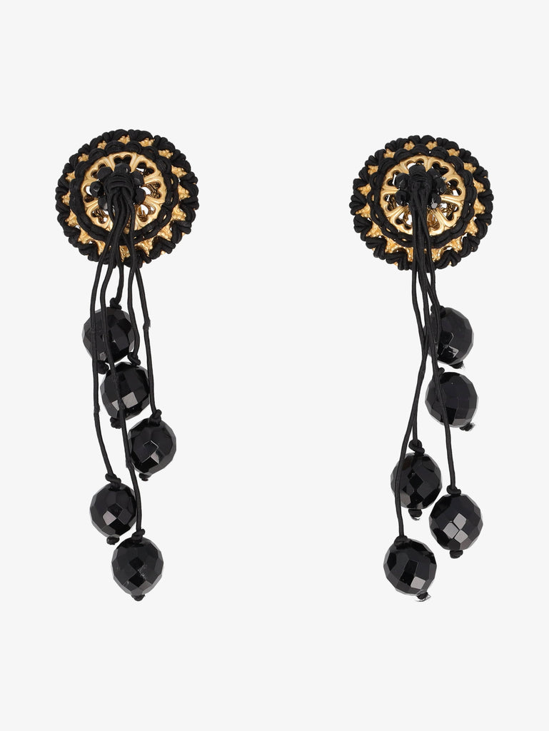 Moschino Stone Dangle Earrings