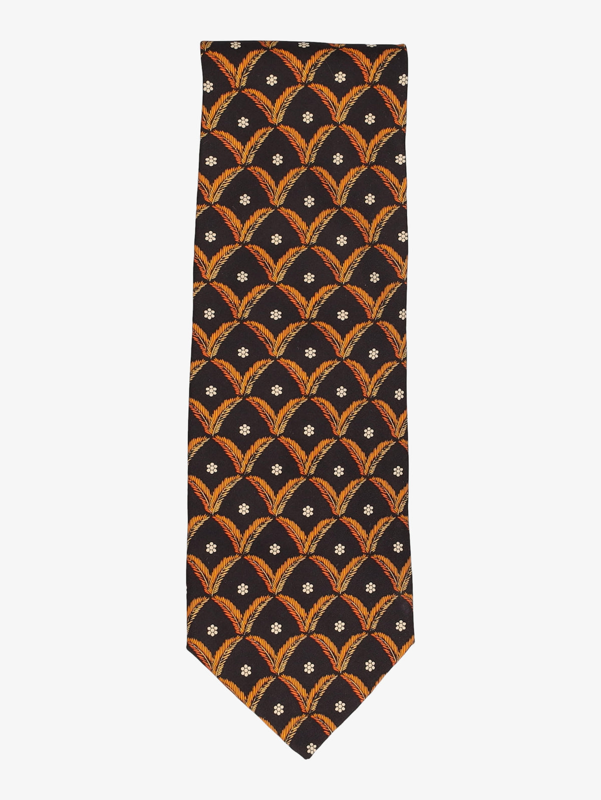 Yves Saint Laurent Palm Print Tie WCV300625.9  Yves Saint Laurent
