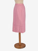 Valentino Pink Midi Skirt MR120725.51  Valentino Miss V