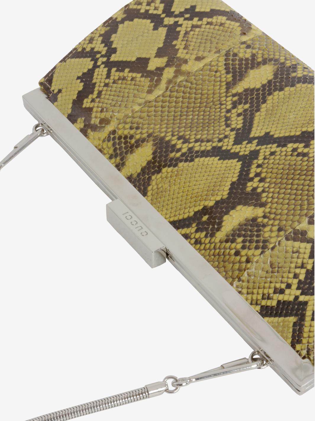 Gucci Python Clutch