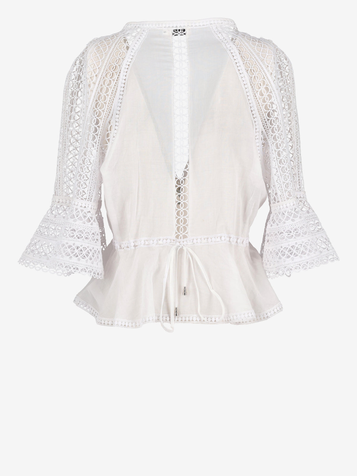 Vintage White Macramè Shirt