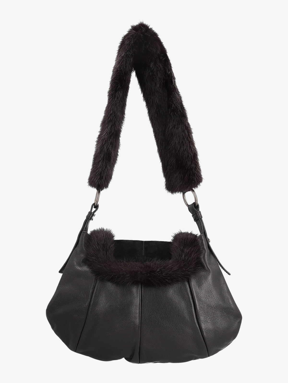 Yves Saint Laurent Furry Shoulder Bag