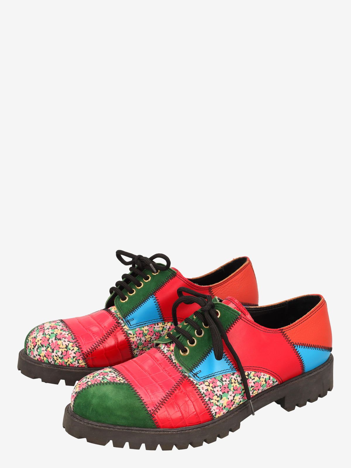 Moschino Patchwork Derby Shoes WCV250819.06  Moschino
