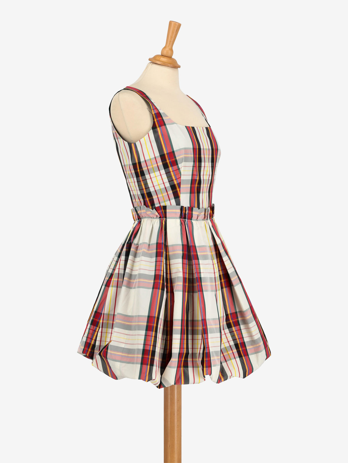 Moschino Tartan Midi Dress