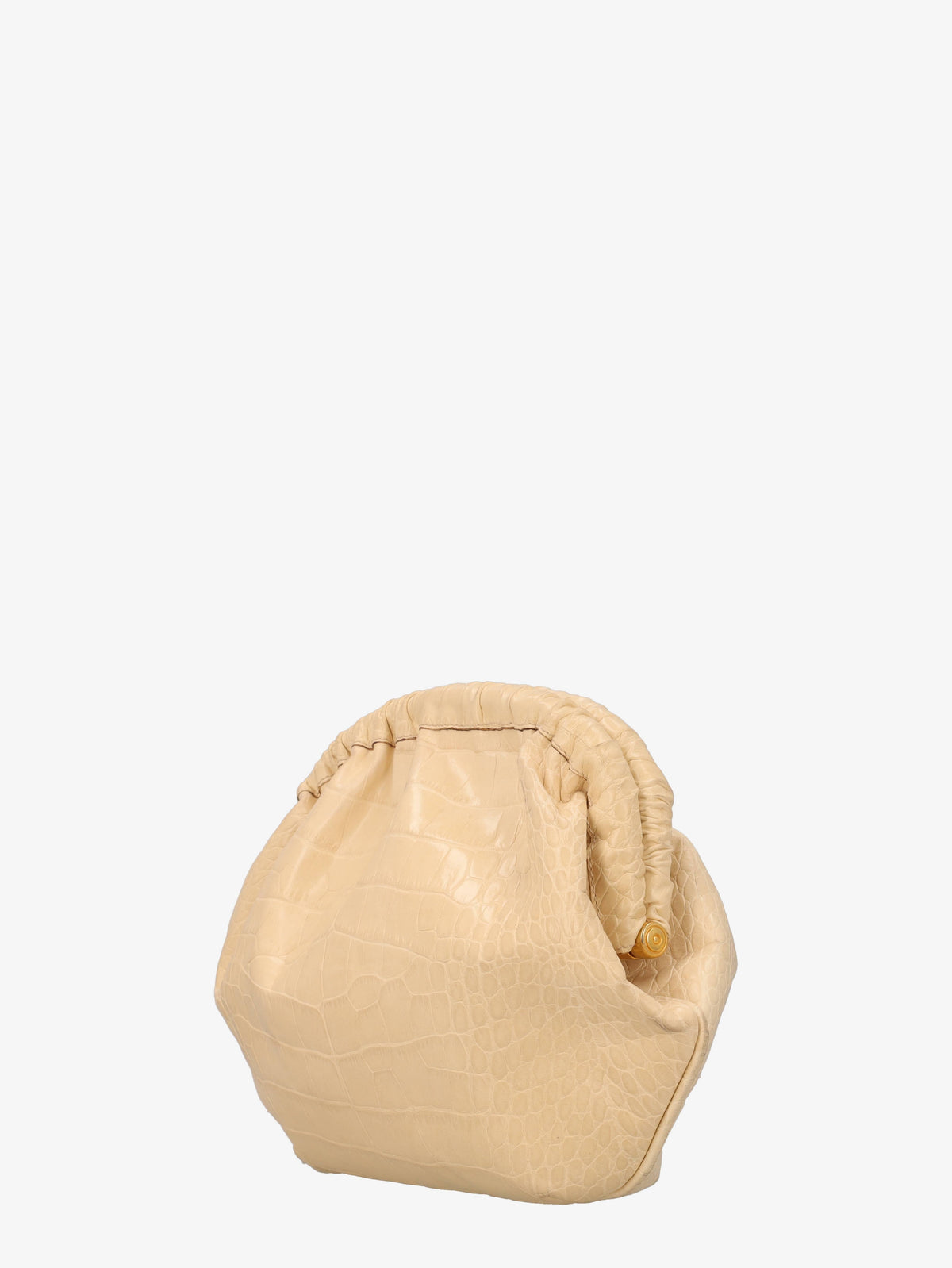 Castellari White Cocco Clutch