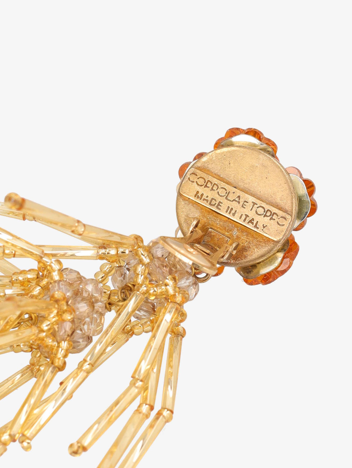 Coppola E Toppo Gold Beads Earrings