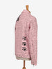 Vintage Lettering Pink Biker Jacket WCV250856.04  Vintage