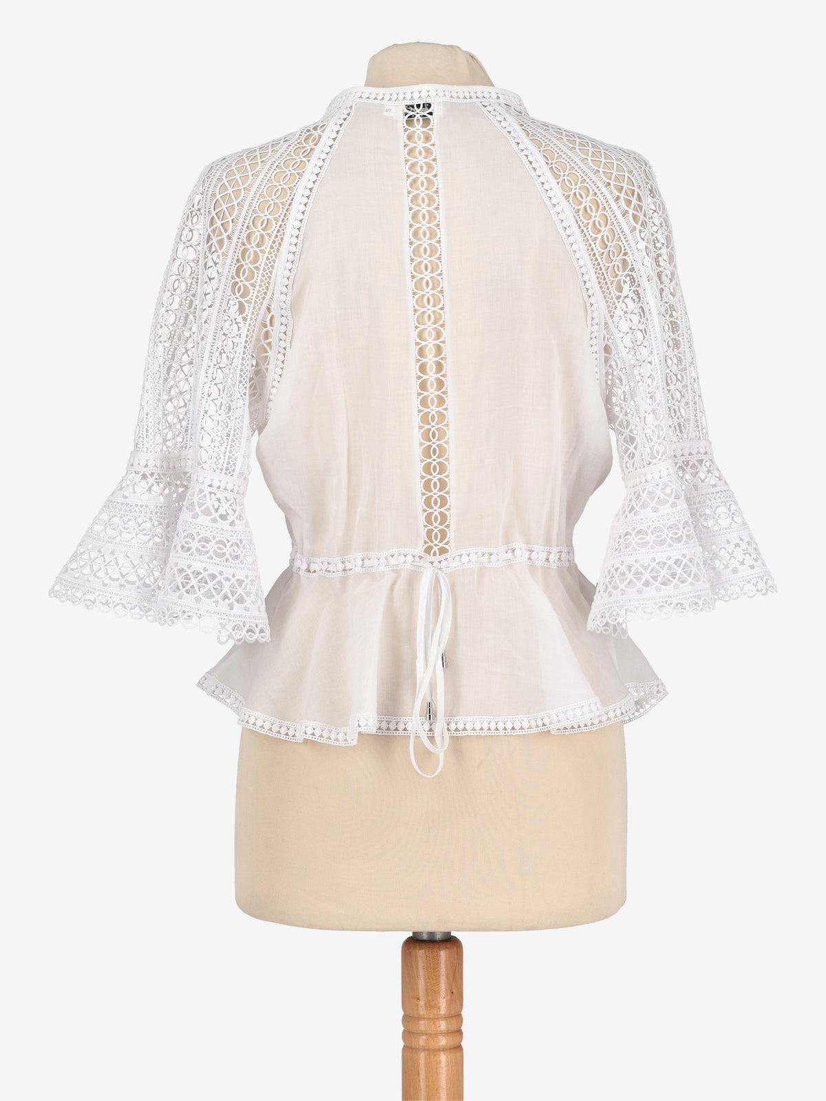 Vintage White Macramè Shirt