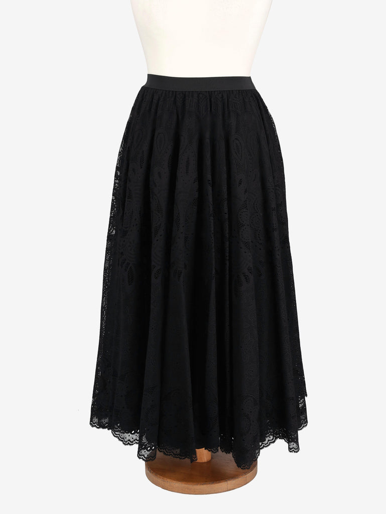 Red Valentino Lace Skirt