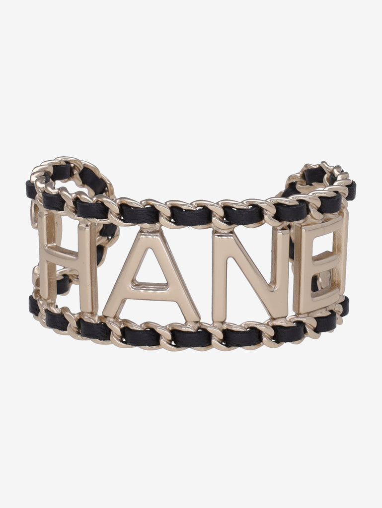 Chanel Rigid Lettering Bracelet