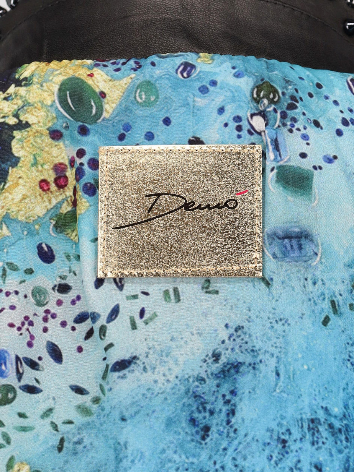 Vintage Patterned Biker Jacket WCV250822.03  Vintage