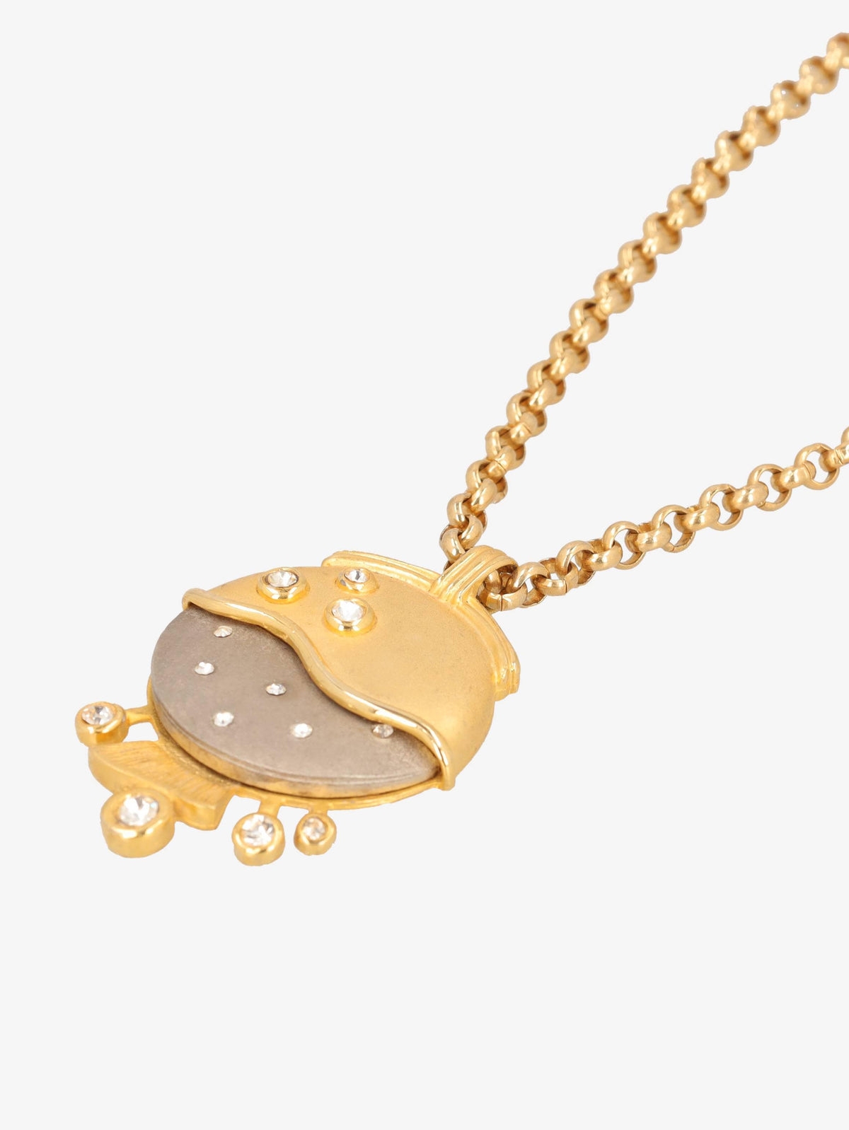 Vintage Gold Balloon Necklace