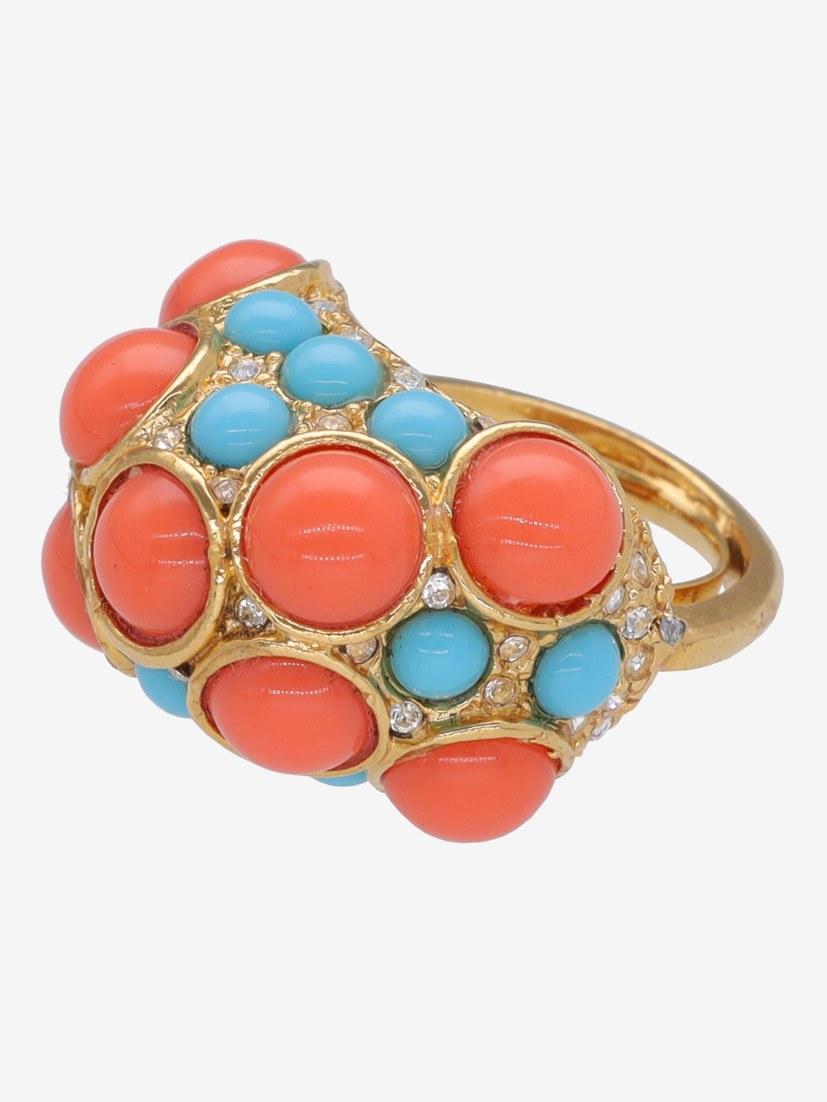Kenneth Jay Lane Resin Pearls Ring CVR24.1.24  Kenneth Jay Lane