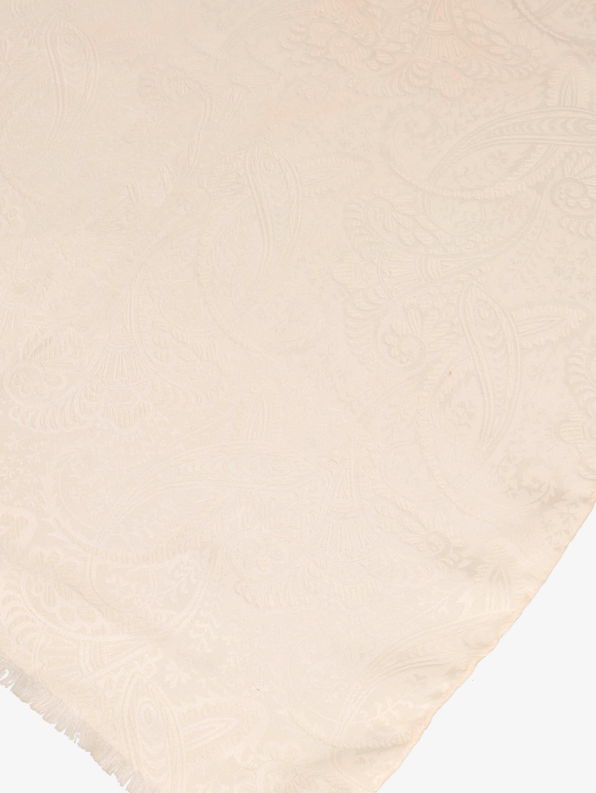 Gianfranco Ferré Ivory Damask Scarf