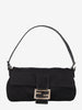 Fendi Baguette In Black Canvas