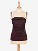 canottaGianfranco Ferré Burgundy Top - 90s