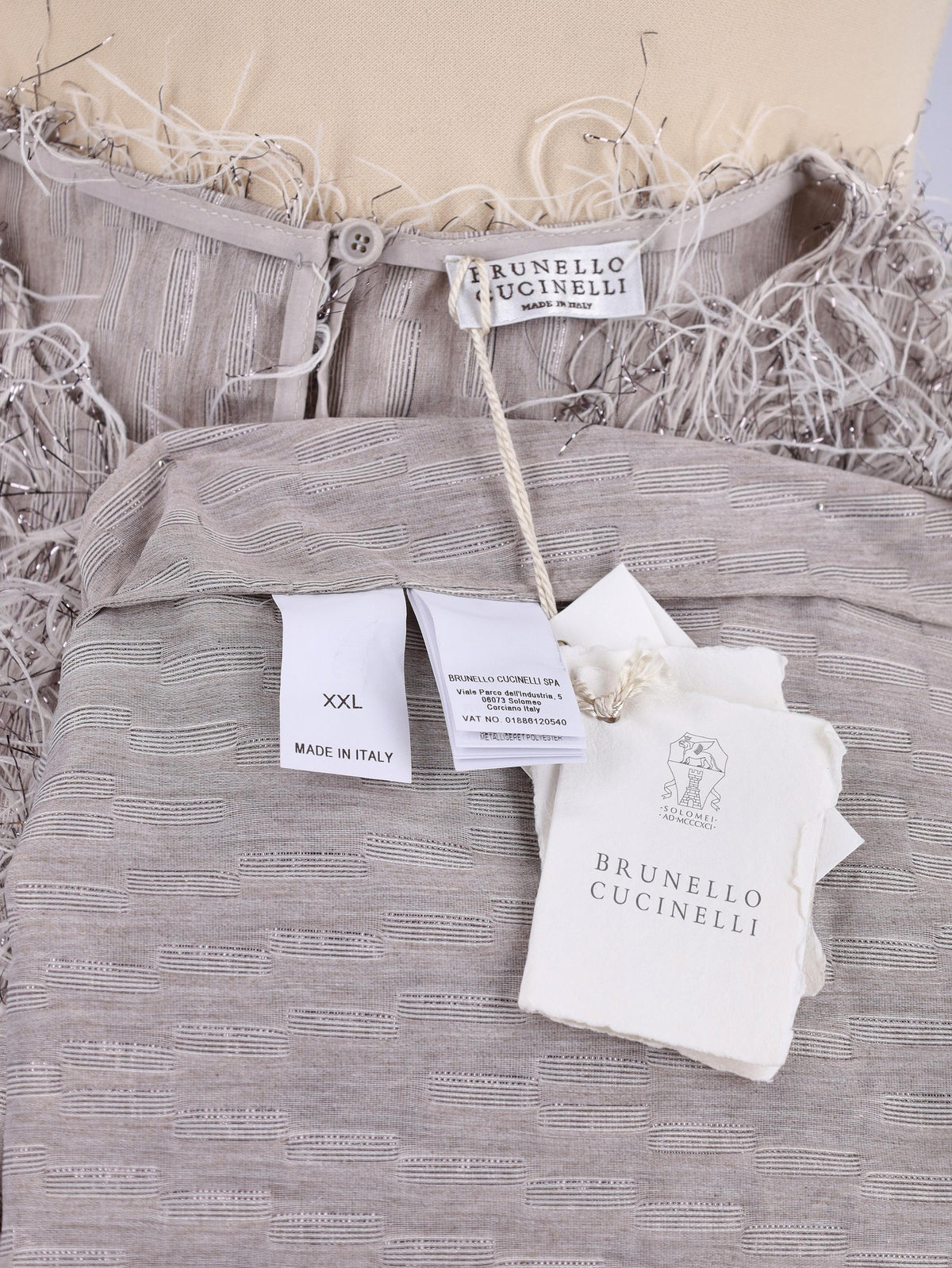 Brunello Cucinelli Lurex Fringe Top