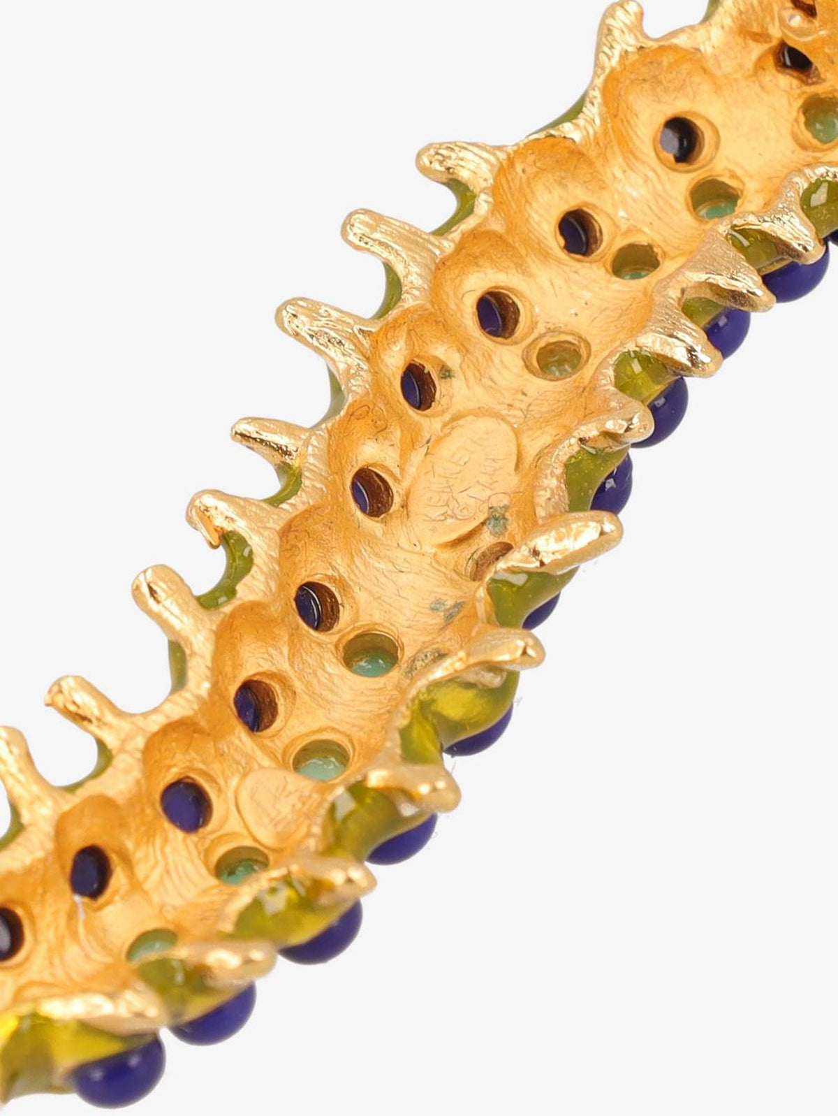 Kenneth Jay Lane Colourful Caterpillar Brooch CVR24.1.44  Kenneth Jay Lane