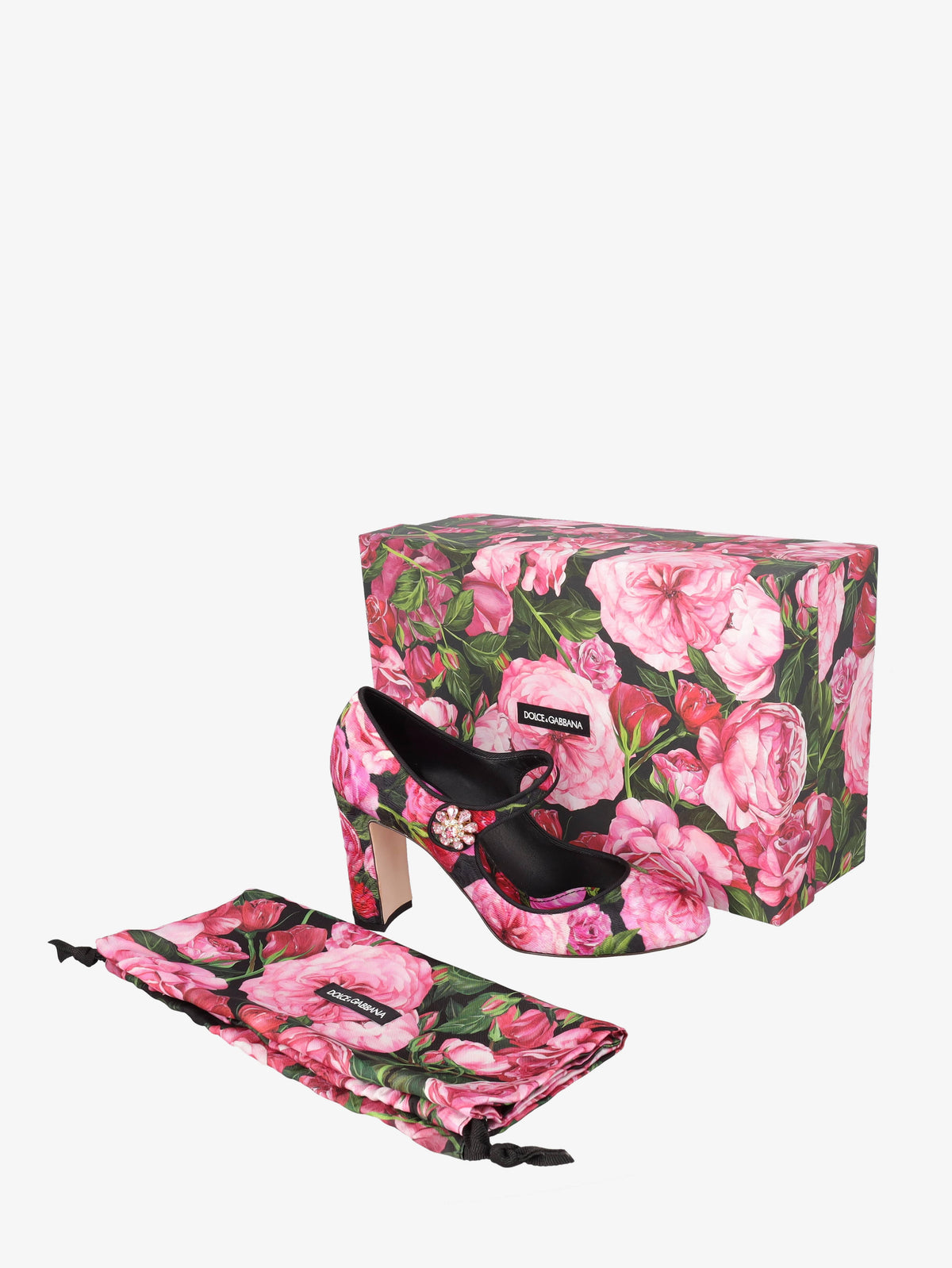 Dolce & Gabbana Flowered Mary Jane