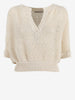 Fabiana Filippi Cream White Knitted Sweater