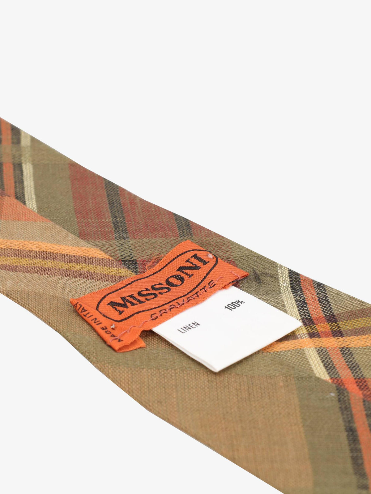 Missoni Check Pattern Tie