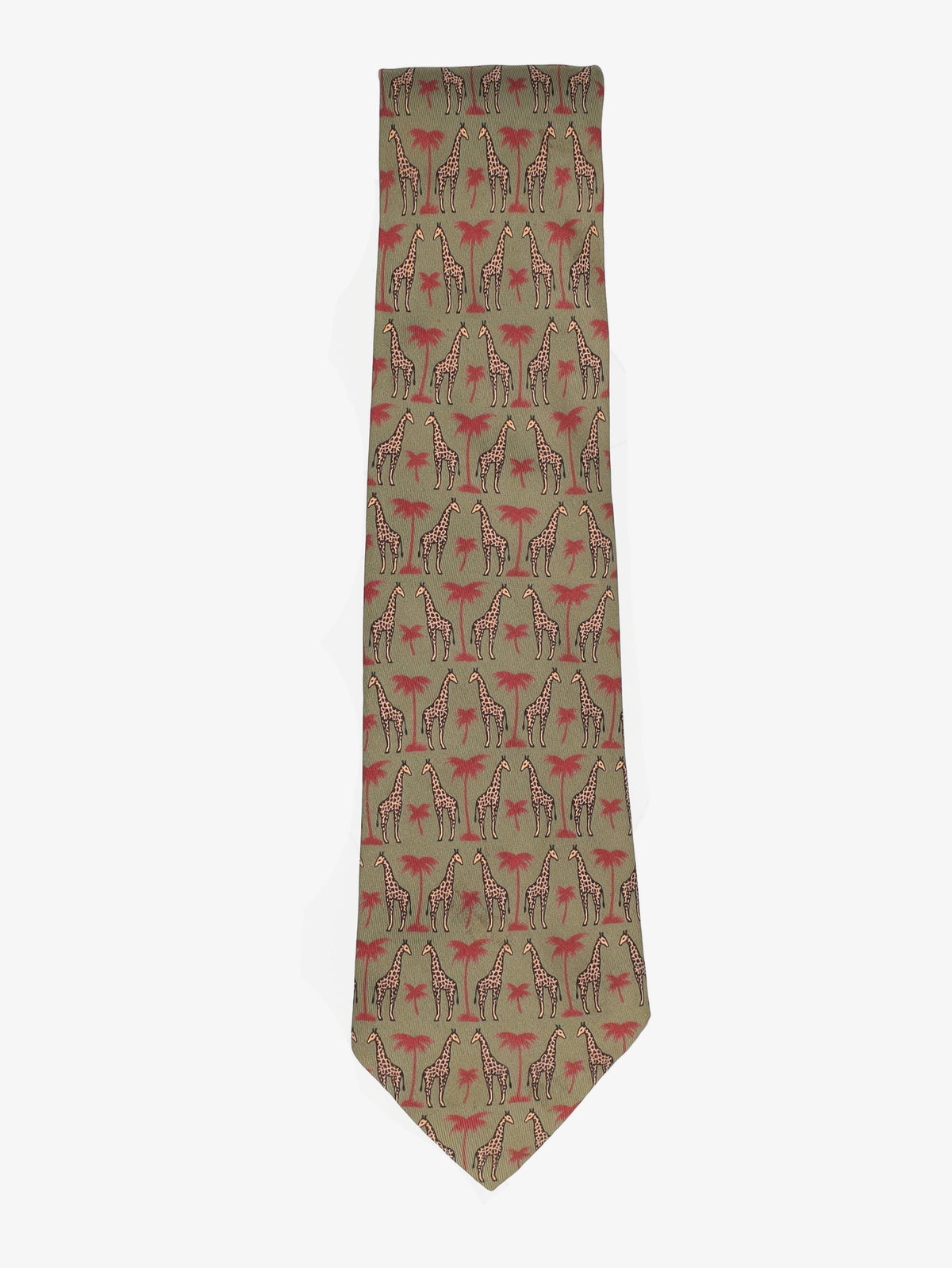 Hermès Giraffe Print Tie W16062025.4  Hermès