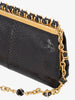 Valentino Python Jewel Clutch Bag