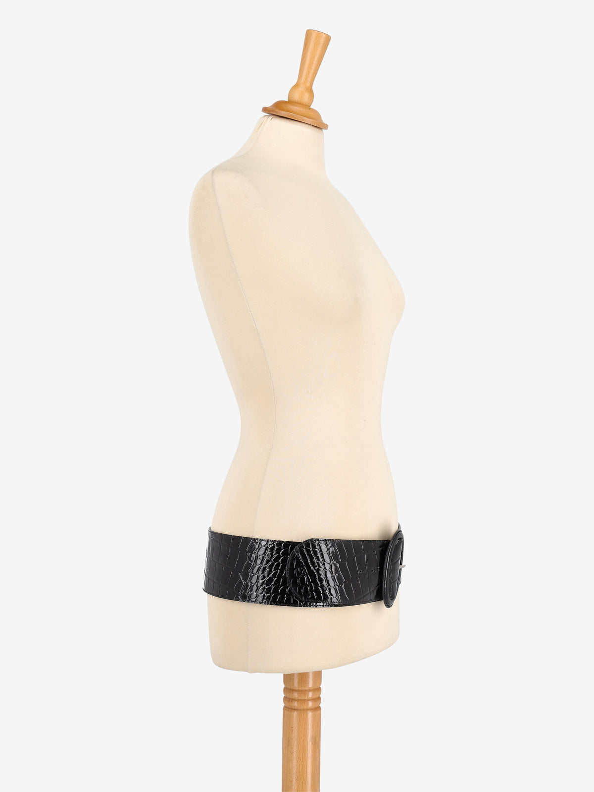 Vintage Black Cocco Maxi Belt