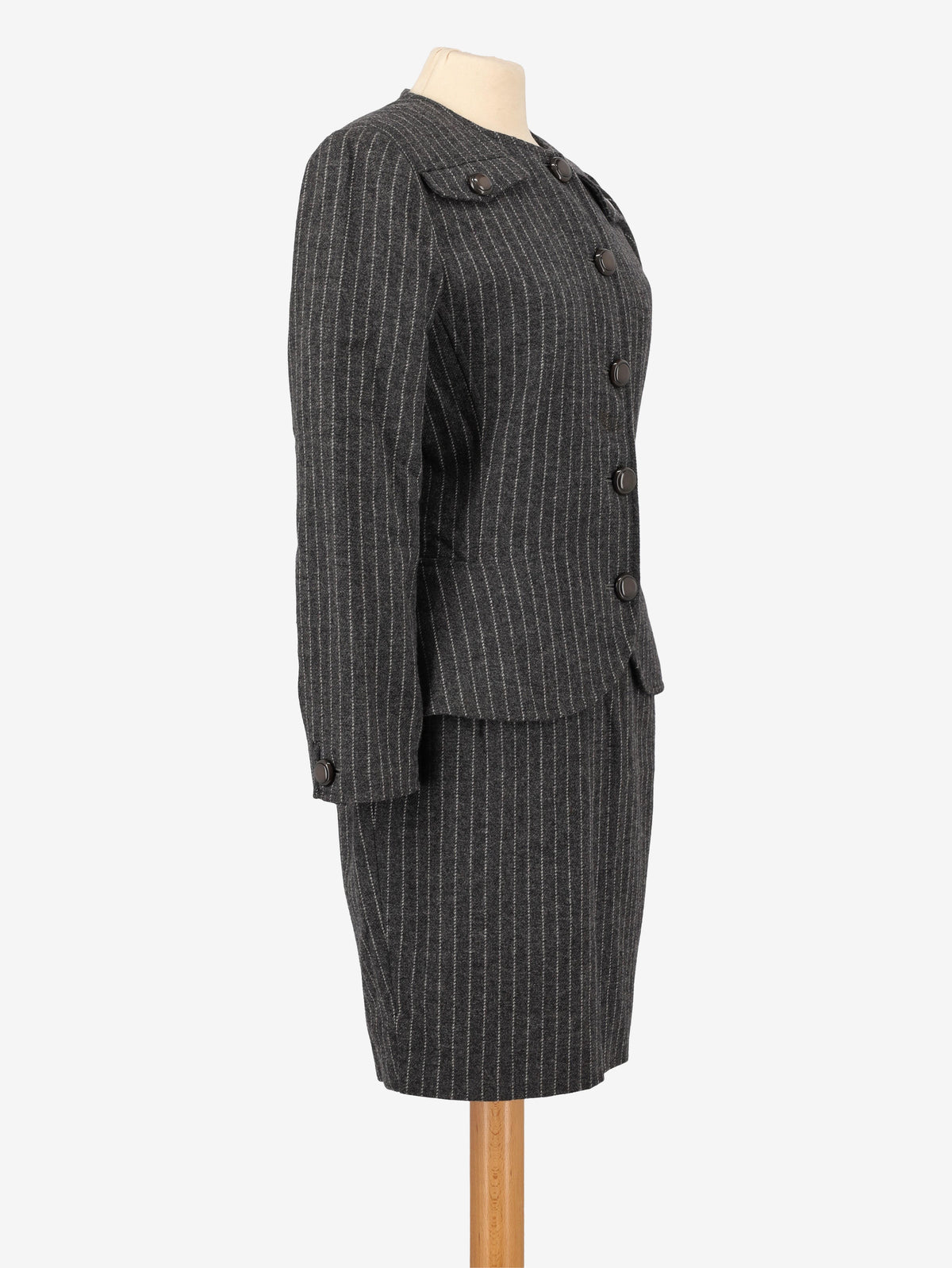 Valentino Wool Pinstripe Suit