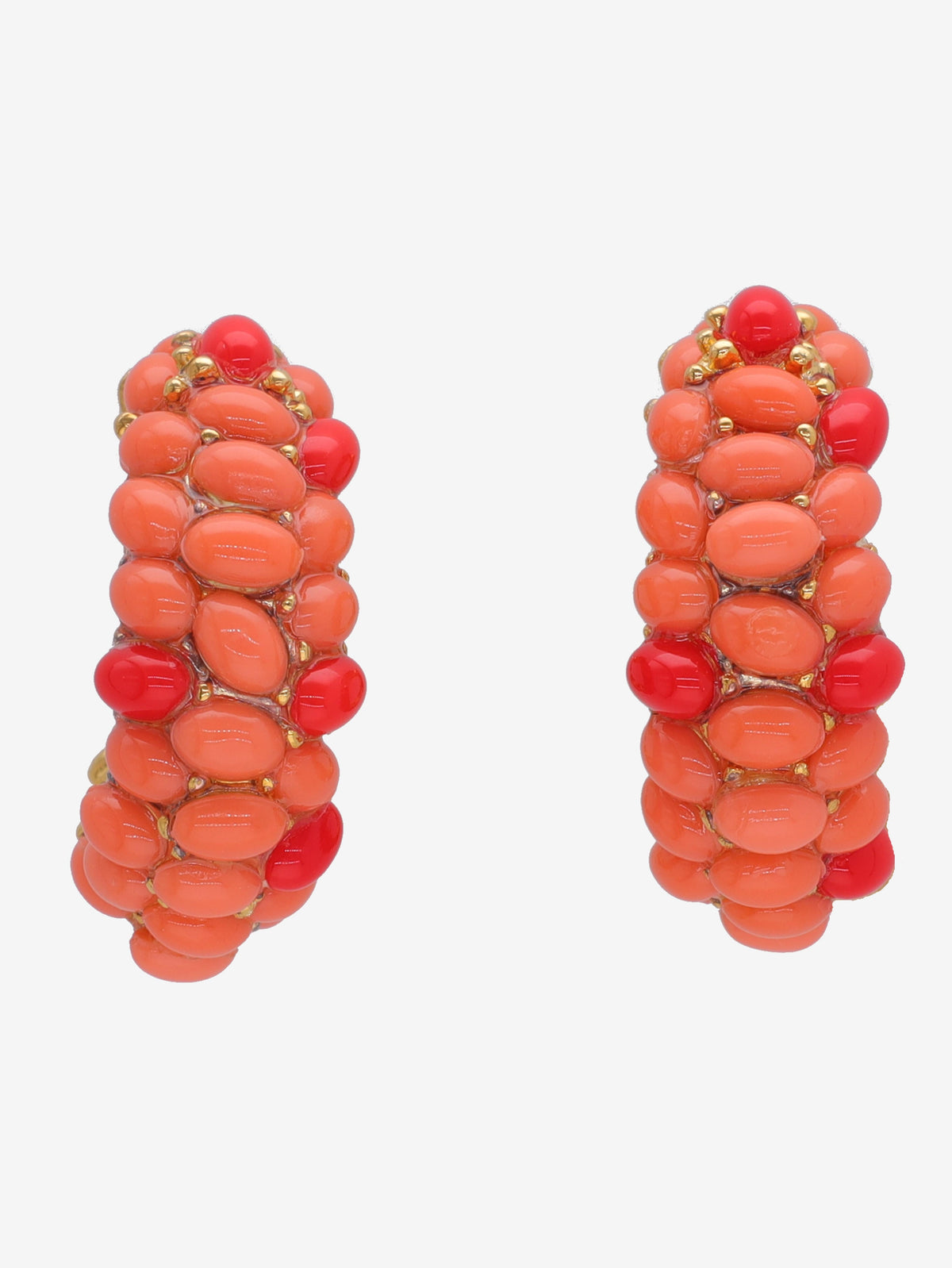 Kenneth Jay Lane Coral  Earrings CVR24.1.153  Kenneth Jay Lane