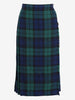 Tartan Wool Skirt W24121248  Vintage