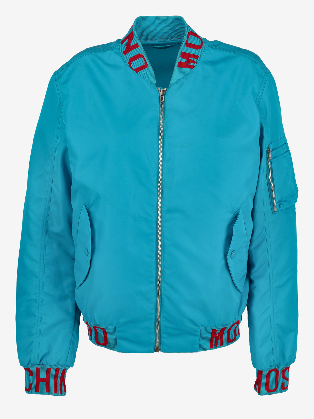 Moschino Turquoise Bomber Jacket WCV250847  Moschino