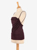 canottaGianfranco Ferré Burgundy Top - 90s