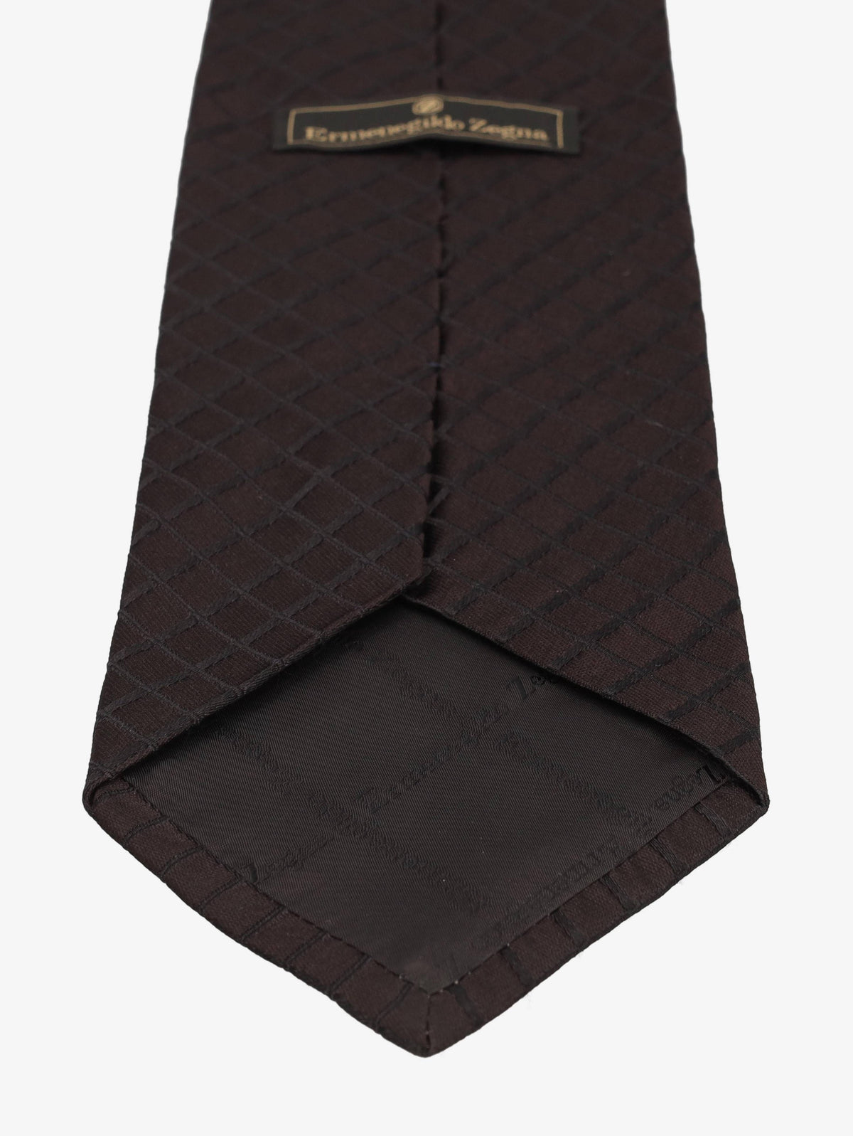 Zegna Checked Print Tie W16062025.21  Ermenegildo Zegna