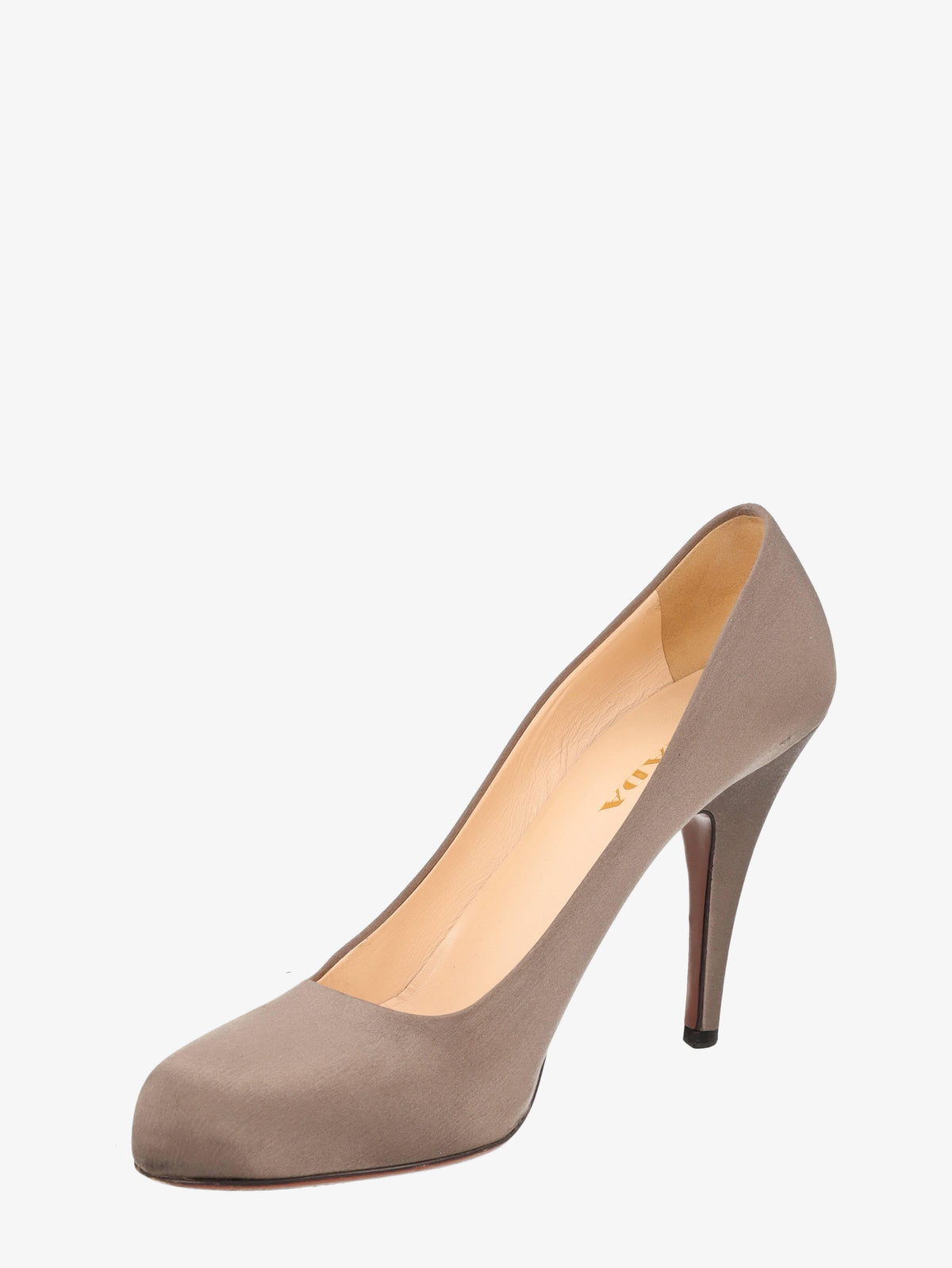 Prada Grey Satin  Décolleté